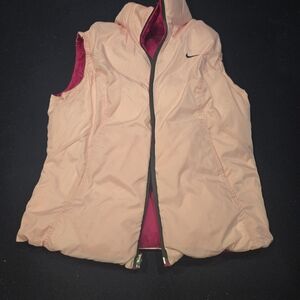 Nike Women's Pink Puffer Vest